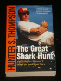 THE GREAT SHARK HUNT by Hunter S. Thompson (Paperback, 2003) GON