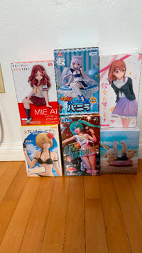 Assorted Anime Figures New in Box