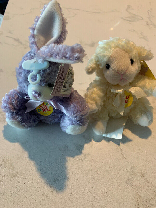 Rabbit and lamb plush in Toys in Ottawa
