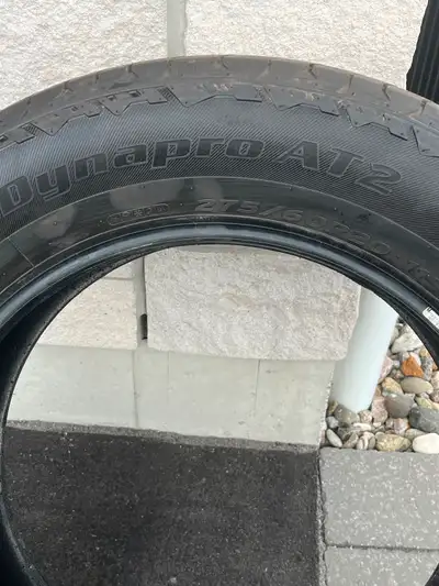 20 inch Hankook Dynapro AT2 275 60 R20 Brand new they came on my new truck and I switched tires.