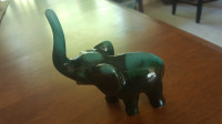 Blue Mountain Pottery Mini Trunk-Up Elephant