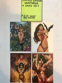 Vampirella 5 card set limited to only 500