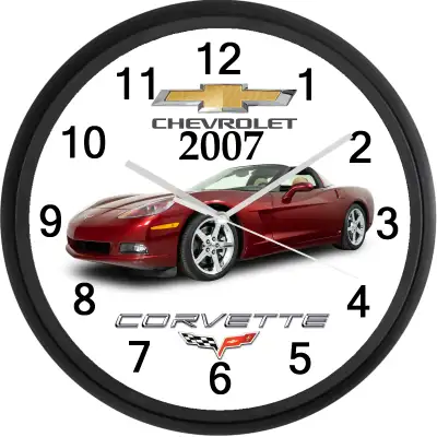 Brand new boxed wall clock approximately 10 inches in diameter featuring Custom designed artwork. Cl...