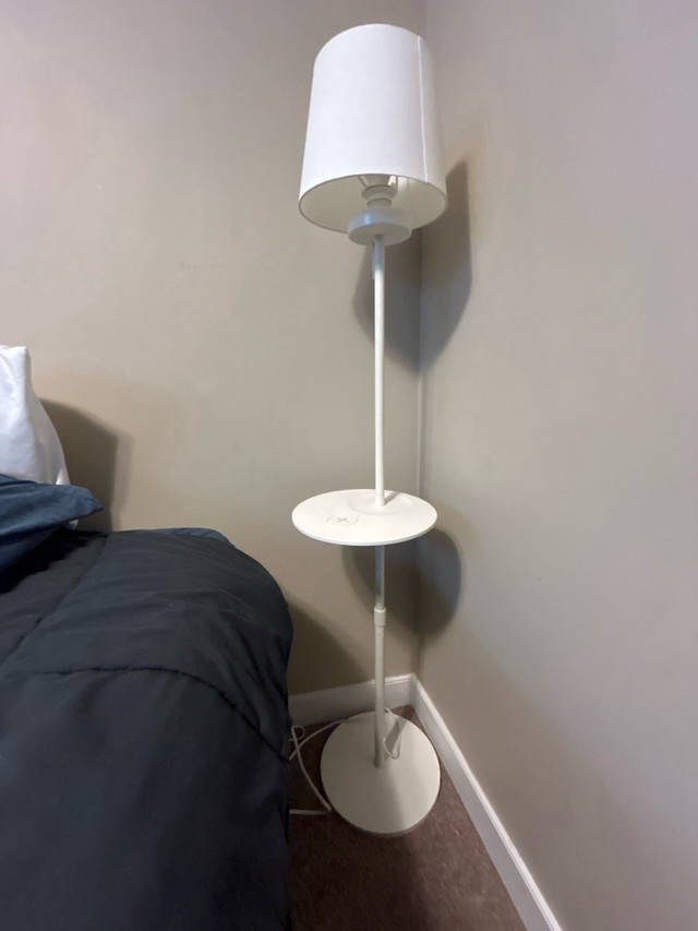 White Wireless Charging Lamp in Indoor Lighting & Fans in Calgary