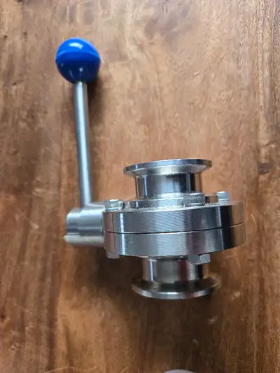Sanitary Butterfly Valve 2" Tri clamp  Stainless steel, View more