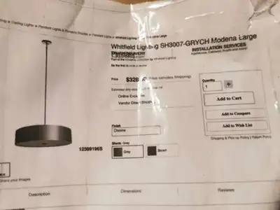 Chandelier, View more