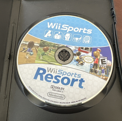 Wii Sports + Wii Sports Resort Dual Combo Disc 2 In 1 DISC ONLY, View more