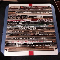 Coffee Table made from Hockey Sticks
