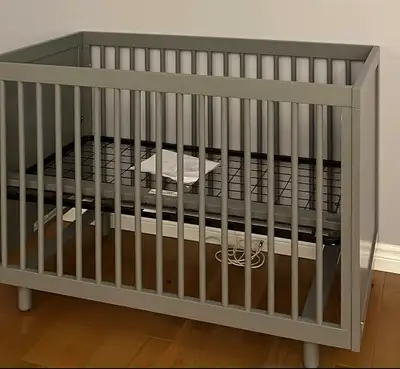 Ensemble bébé complet – Lit 3 en 1 + matelas + chaise haute, View more