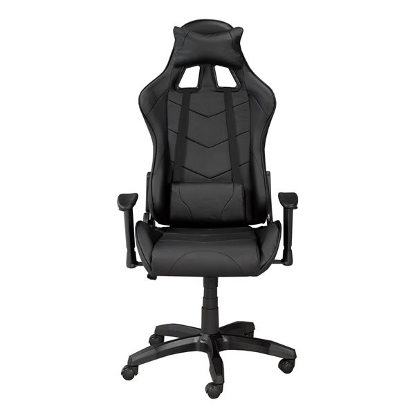 Brassex Sorrento Gaming Chair 5100-BLK dans Chaises, Fauteuils inclinables  à Laval/Rive Nord - Image 2