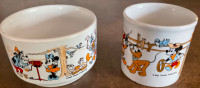 Mickey Mouse cup and bowl set