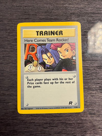 First Edition Here Comes Team Rocket Holo 15/82 Trainer 