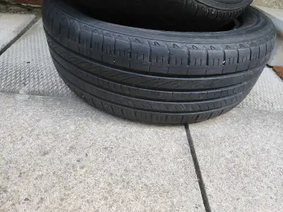 I two different brands of all season tires size 235-55-R18 for $75 each. I am selling them as first...