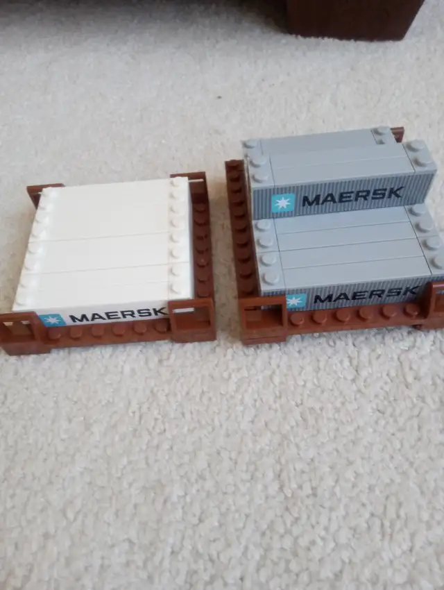Lego Maersk containers for ships 10155 & 10152 & 10241 in Toys & Games in Grand Bend - Image 2