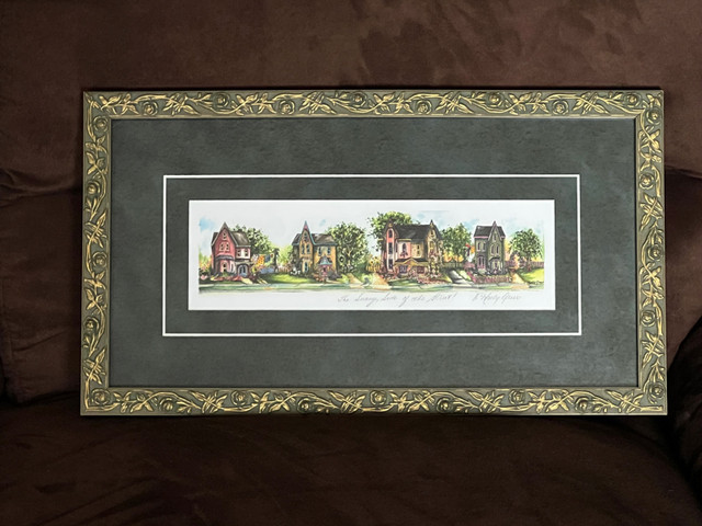 “Sunny Side of the Street” Framed Print in Arts & Collectibles in Belleville