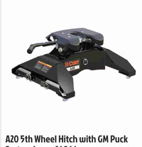 Curt A20 fifth wheel hitch-GMC/Chevy puck system legs