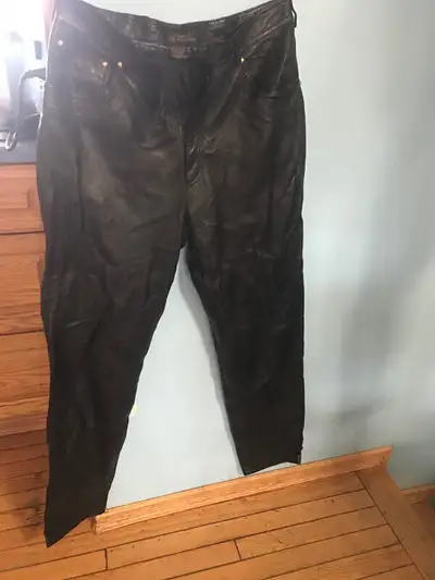 Have ladies leather pants for sale. Could be motorcycle riding pants. Size 14