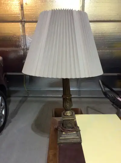 Brass table Lamp, View more