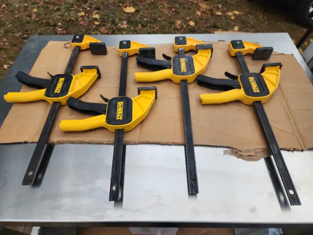 4 DeWalt Wood Working Adjustable Clamps423430609479280646