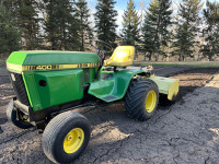 REDUCED : John Deere garden tractor rototiller deck