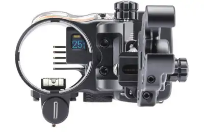 You're viewing a used IQ Bow Range Sight with a built-in rangefinder, perfect for archers looking to...