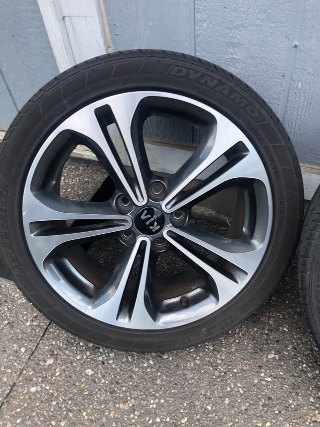 2015 Kia Forte 17inch rims and all-season tires in Tires & Rims in Oakville / Halton Region - Image 2