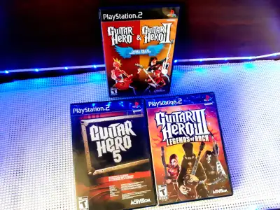Guitar Hero Games PS2 Playstation 2, View more
