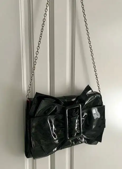 WOMEN BLACK PARTY EVENING CLUTCH SHOULDER BAG in Other in City of Toronto - Image 2