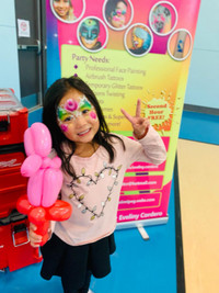 Face painting,BalloonsTwisting, Mascots,Games,Princesse,Heroes 