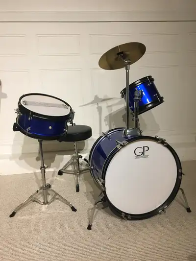 Granite Percussion - Junior Drums - 3-piece set - Metallic Blue, View more