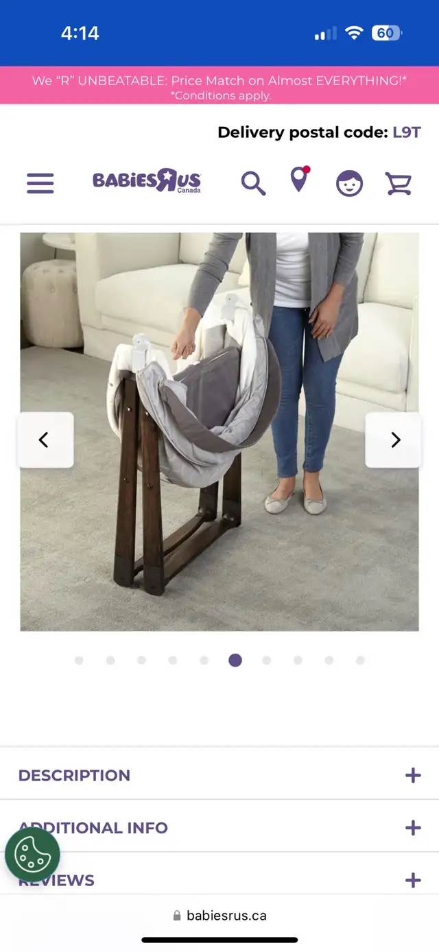 baby bassinet - compactable in Playpens, Swings & Saucers in Oakville / Halton Region - Image 4