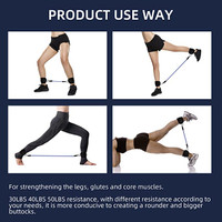 Ankle Resistance Bands with Cuffs