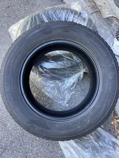 Selling one Yokohama Geolandar G91A all-season tire, size P225/65R17 100H