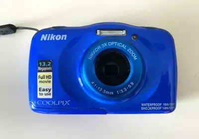 Nikon Coolpix W100 Waterproof Camera to 10M, View more
