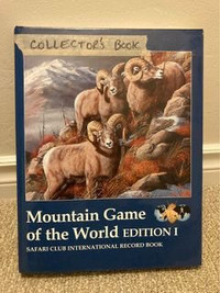 Mountain Game of the World hunting collector’s book