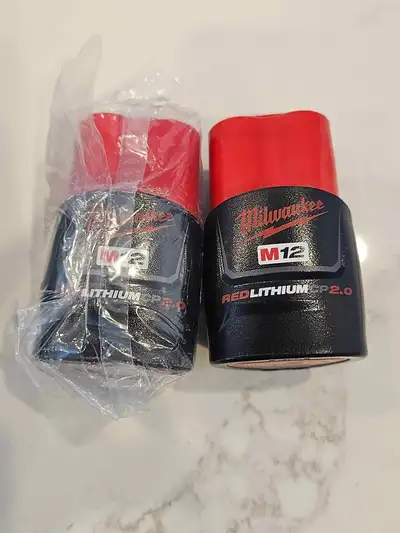 Brand new Milwaukee M12 2.0 Compact battery (2), View more