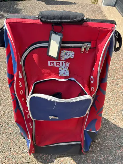 Hockey Bag, Skates, Helmets, Gloves, Shin Guards and Socks, View more