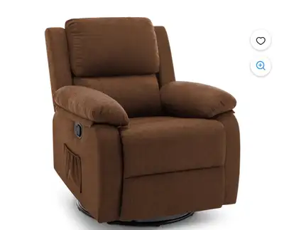 Korser Swivel Rocker Small Recliner Chair , View more