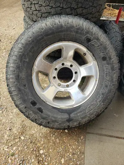 FOR SALE: Set of 4 original alloy Dodge Ram rims. Came off 2008 Ram 3500 diesel. (Rims ONLY; tires a...
