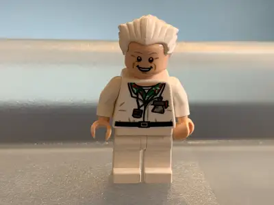 Lego Back to the Future Doc Brown - Short Hair #idea002 - $25