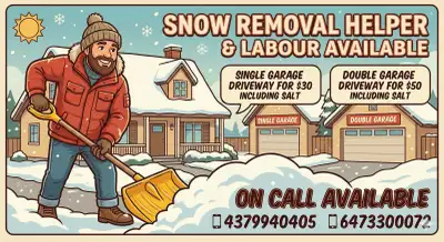 snow removal , View more