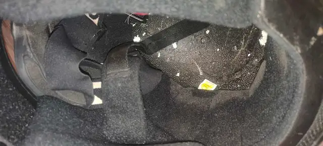 Two old moto helmets xxl and m size all 15$ in Other in Edmonton - Image 6