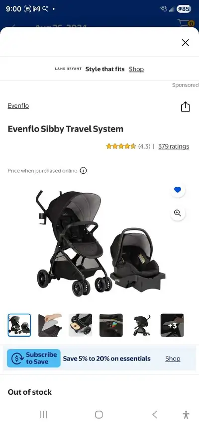 Stroller car seat combo, View more