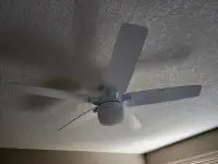 2 - 52" white ceiling fans