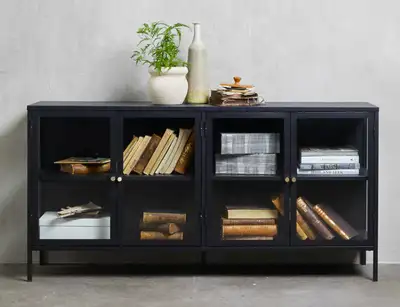New side board metal/glass, View more