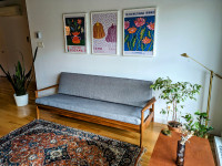 Sofa-lit mid century modern