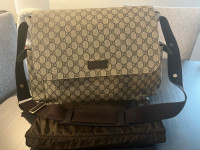 Gucci Diaper bag with Diaper changing map