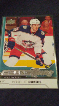 Pierre-Luc Dubois Young Guns UD rookie card
