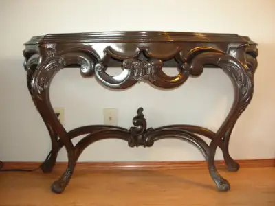 Antique consol table 32h x 51w x 21d