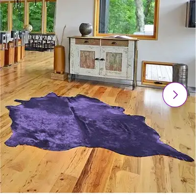 Cowhide area rug, View more